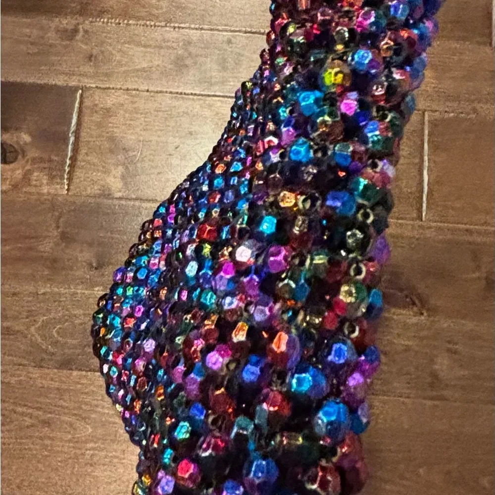 Multicolor Beaded Women's Bag - Picture 7 of 7